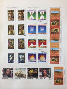 Australia 1984/86 Fish Military Sheets MH Used Mint Face $30+(Apx 130+) AB2403