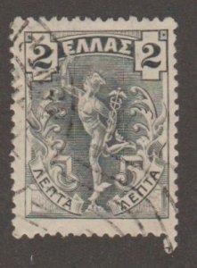 Greece - Scott # 166 Flying Hermes - used