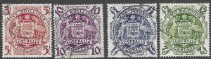 Australia 218-21  1949  set 4   VF Used