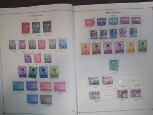 collection on pages Indonesia 1949-59 FW: CV $175