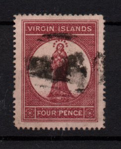 Virgin Islands 1867-70 4d lake red SG15 fine used WS36742