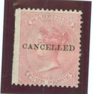 Mauritius #35  Single