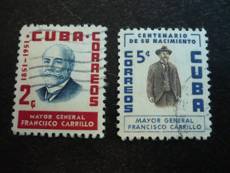 Stamps - Cuba - Scott#537-538 - Used Set of 2 Stamps