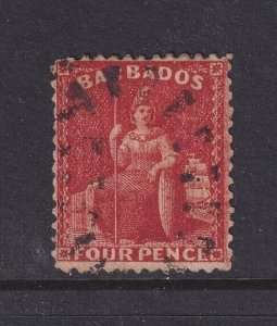 Barbados, Scott 47 (SG 68x), used, watermark reversed