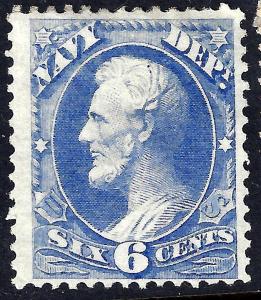  U.S. O38 Mint FVF SCV$150.00 (O38-5)