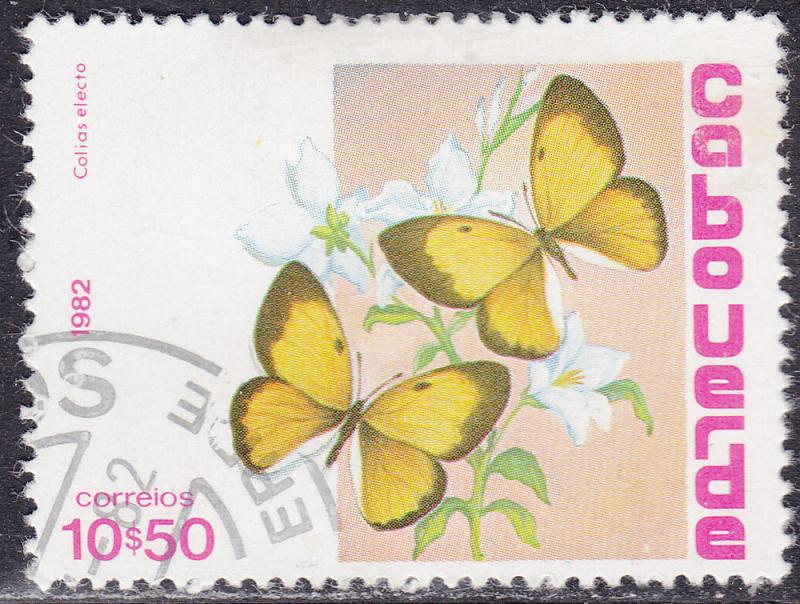 Cape Verde 460 Used 1982 Coilas Electo, Butterfly