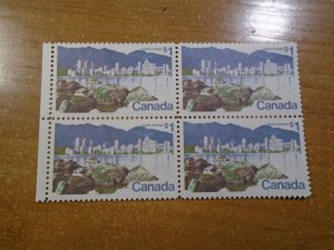 Canada  #  600 (2)+ 600ii+600iv  var  Short $ flaw & dot after Postes  MNH