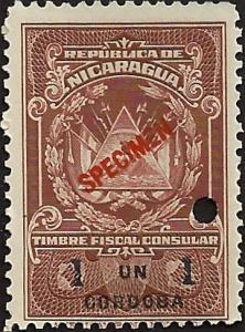NICARAGUA SPECIMEN