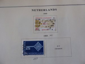 Netherlands 1872-1965 Stamp Collection on Scott International Pages