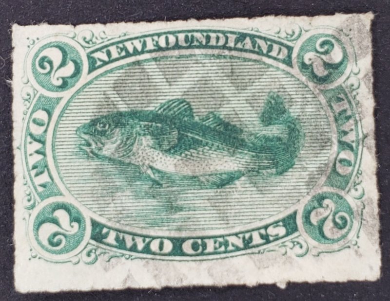 Newfoundland, Scott #38, F used