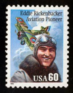 #2998 60c Eddie Rickenbacker, Mint **ANY 5=FREE SHIPPING**