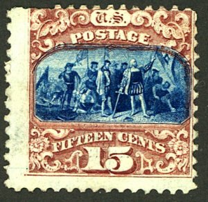 U.S. #118 USED LIGHT CANCEL