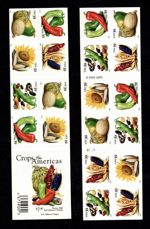 4008-12 BOOKLET PANE OF 20 CV $20.00 MNH  #10