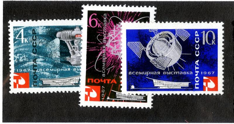 RUSSIA 3295-8 MNH S/S SCV $6.00 BIN $3.75 SPACE
