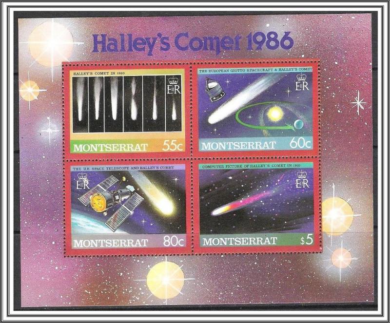 Montserrat #614 Halley's Comet Souvenir Sheet MNH