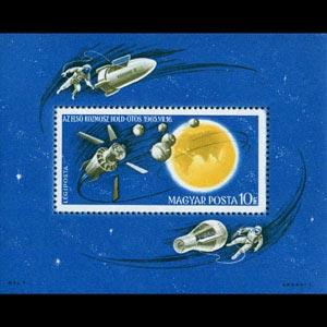 HUNGARY 1965 - Scott# C260 S/S Space-Sat. NH