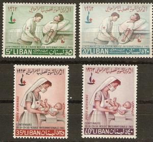 Lebanon C376-9MNH 1963 SCV $2.75