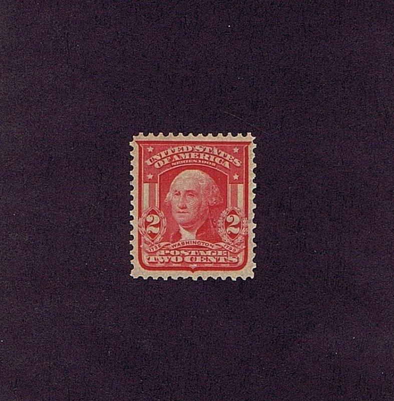 SC# 319 ORIGINAL GUM MNH 2 CENT WASHINGTON, 1903, 2018 PSAG CERT GRADED XF 90