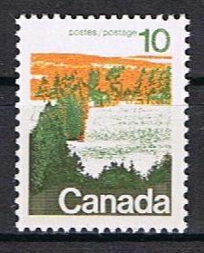 #594a Canada MNH Landscape Definitive - Forest 10