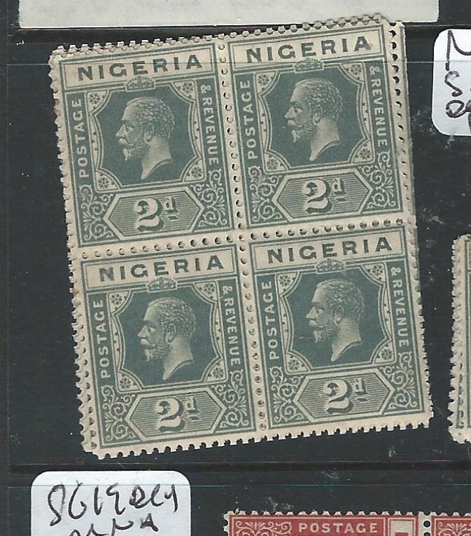 NIGERIA (P2206B) KGV 2D SG 18A BL OF 4   MNH