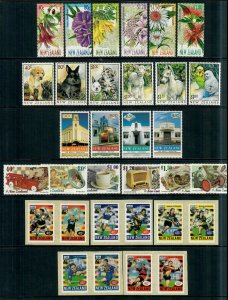 New Zealand Annual Stamp Collectors Folder MNH Stamps + S/S 1999, Cv. $120.25
