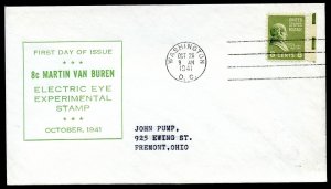 U.S. Scott 813 Electric Eye FDC Post Marked in Washington, DC