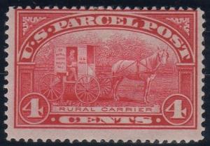 United States Q4 - Mint-H - Rural Carrier / Horse (cv $30.00)