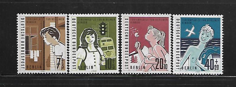 BERLIN, 9NB21-9NB24, MNH, CHILDREN TYPE OF 1960