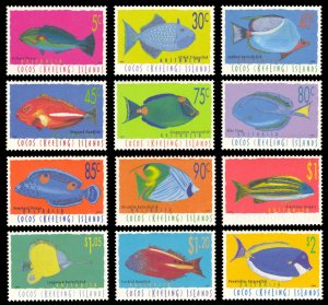 Cocos Islands 1995-97 Scott #304-315 Mint Never Hinged