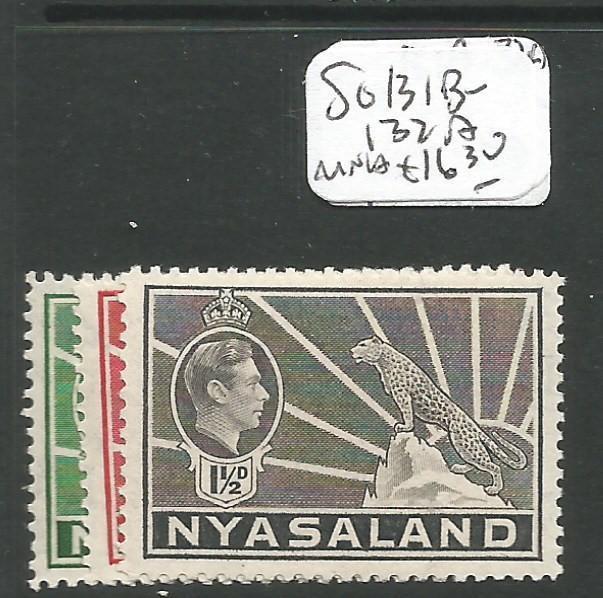 Nyasaland 1930 SG 131b-132a MNH (3chp)