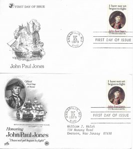 1979 FDC, #1716, 15c John Paul Jones, Reader's Digest & Art Craft/PCS