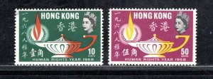 HONG KONG SC# 247-48 FVF/MLH