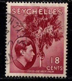 Seychelles - #134 Coco-de-Mer Palm - Used