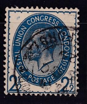 Great Britain 1929 2 1/2d KGV Union Postal Congress  FINE/VF/Used