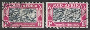 South Africa 79a-b  Used SC:$.70