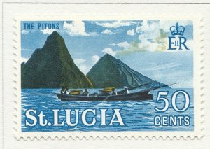 English Colonies British Colony ST. LUCIA 1964 50c MH* A28P14F27244-