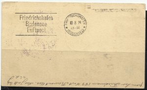 570 50c Used Graf Zeppelin Flown Postcard  August 6, 1929