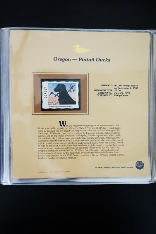 US State Duck Stamp Collection