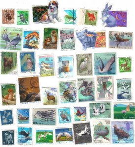 Japan - animal stamps with recent cms