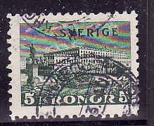 Sweden:SC#229-used-5k green-Royal Palace-cv $12.50