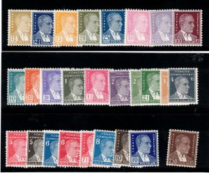 Turkey #737 - #757 Very Fine Never Hinged Set