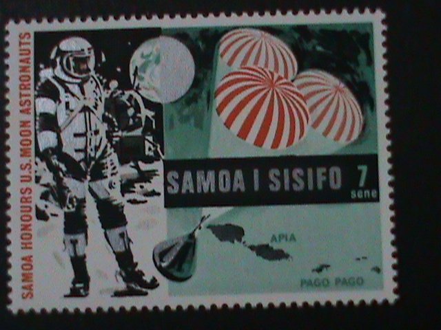 ​SAMOA-1969-SC#315-6-  US ASTRONAUTS-1ST MAN ON THE MOON MNH VF LAST ONE