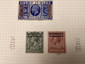 Great Britain Offices in Morocco mostly Hinged and used lot 8 (A100)