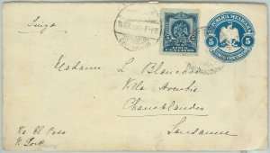 67225 -  MEXICO - Postal History -  POSTAL STATIONERY COVER to SWITZERLAND  1900