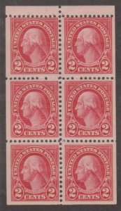 U.S. Scott #634d Washington Stamps - Mint NH Booklet - IND