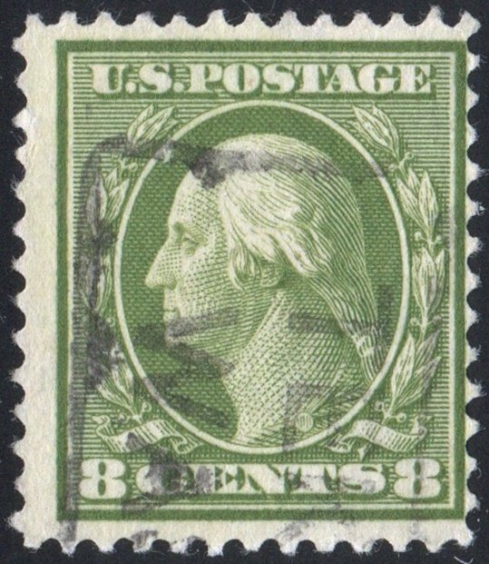 SC#337 8¢ Washington Single (1908) Used