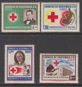 Guatemala C219-C222 Red Cross MNH VF