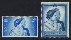 Great Britain Royal Silver Wedding 2v 1948 MNH SG#493-494