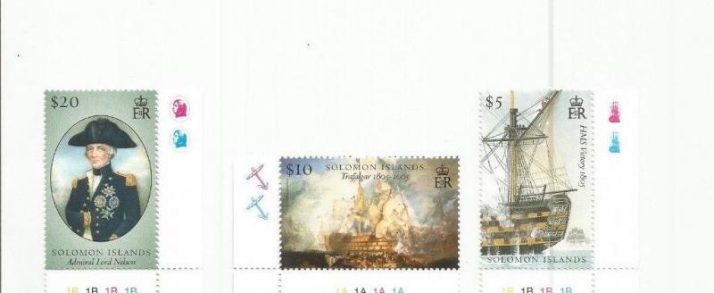 SOLOMON ISLANDS SCOTT 1032-4 MNH 