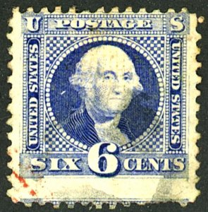 U.S. #115 USED LIGHT CANCEL SLIGHT CREASES